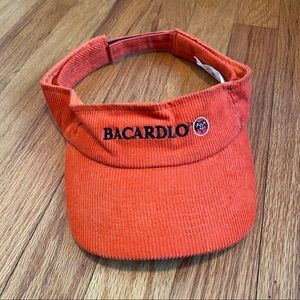 2005 Bacardi O Corduroy Visor Hat
One size Adjustable Velcro Strap
Color Orange